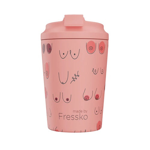 Fressko Reusable Cup Ceramic Camino Boobie Peachy