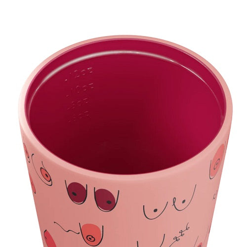 Fressko Reusable Cup Ceramic Camino Boobie Peachy