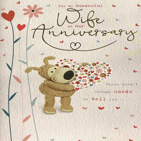 To My Wonderful Wife on Our Anniversary