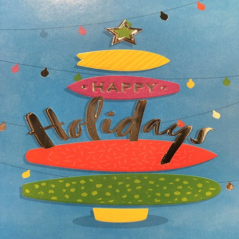 Charity Card Set : Happy Holidays - Surfboards