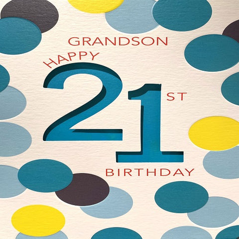 Grandson Happy 21st Birthday