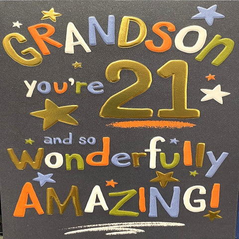 Grandson You're 21