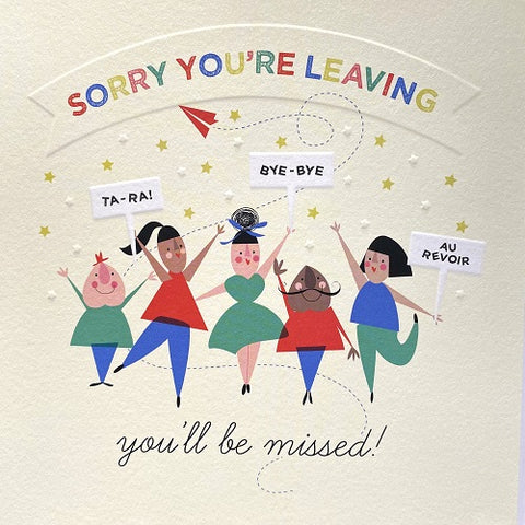 Large Card: Sorry You're Leaving