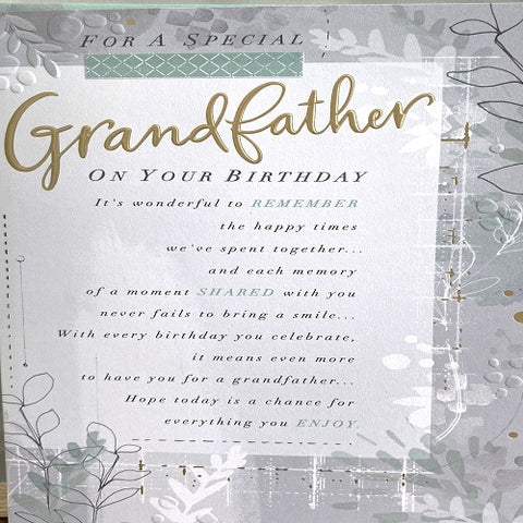 For a Special Grandfather