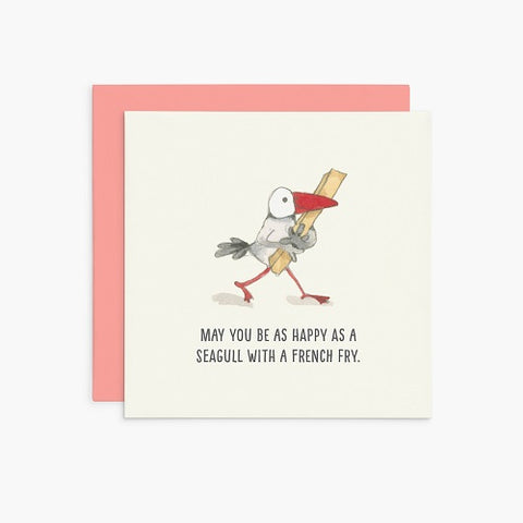 Seagull With French Fry