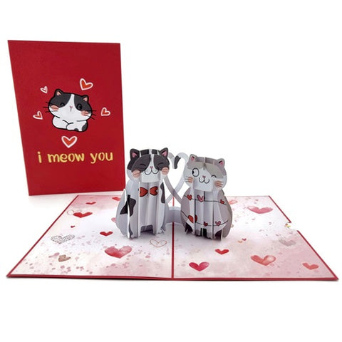 Pop Up Card : Purrfect Love
