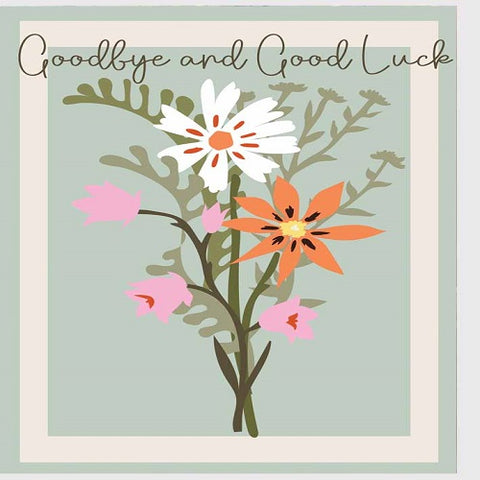 Large Card : Goodbye and Good Luck