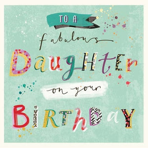 To a Fabulous Daughter