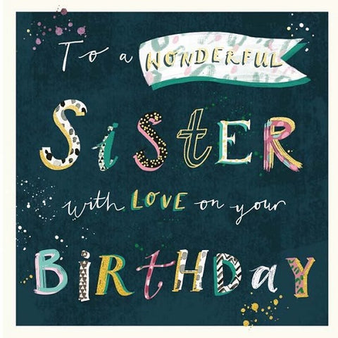 To a Wonderful Sister