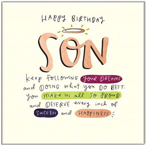 Happy Birthday Son