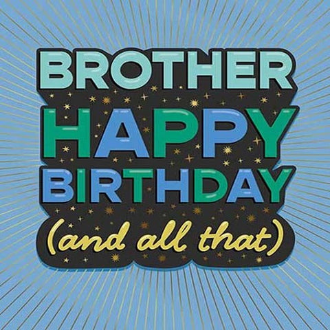 Brother Happy Birthday