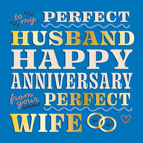 To My Perfect Husband