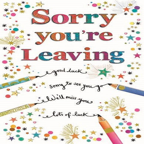 Sorry You're Leaving