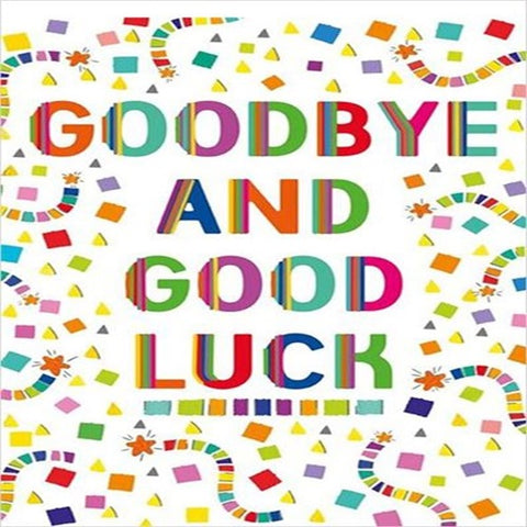 Large Card : Goodbye and Good Luck