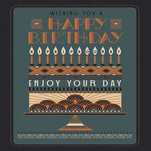 Large Card : Happy Birthday - Enjoy Your Day