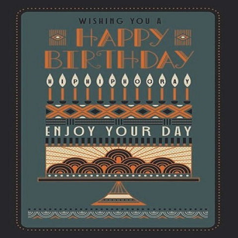 Large Card : Happy Birthday - Enjoy Your Day
