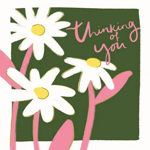 Large Card: Thinking of You - Flowers