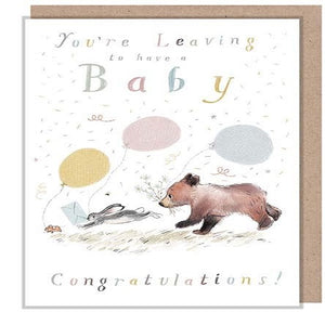 Large Card : You're Leaving to have a Baby