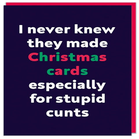 I Never Knew They Made Christmas Cards