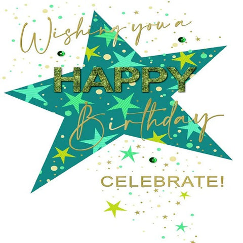 Large Card : Wishing You a Happy Birthday