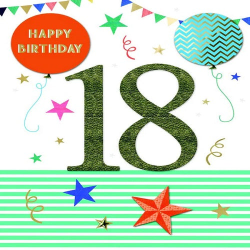 Large Card : Happy Birthday 18
