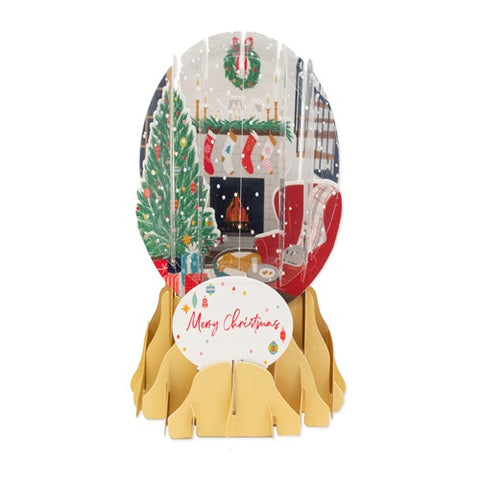 Pop Up - Snow Globe - Stockings and Mantel