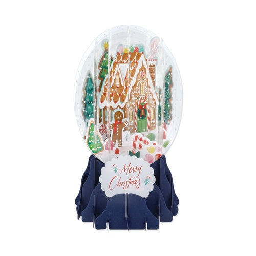 Pop Up - Snow Globe - Gingerbread