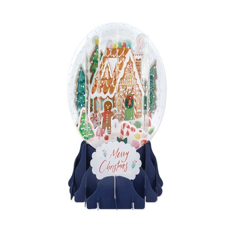 Pop Up - Snow Globe - Gingerbread