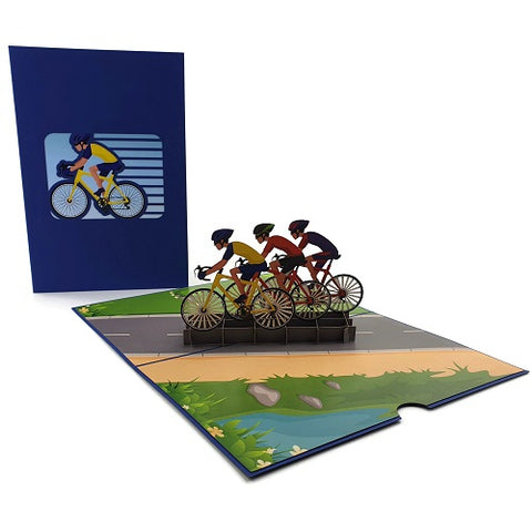Pop Up Card : Cyclist