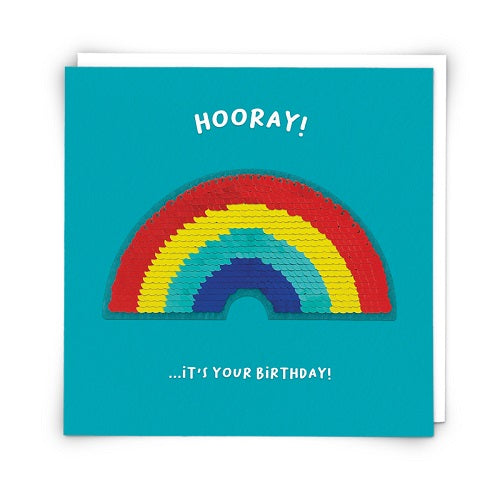 Sequin Card : Rainbow