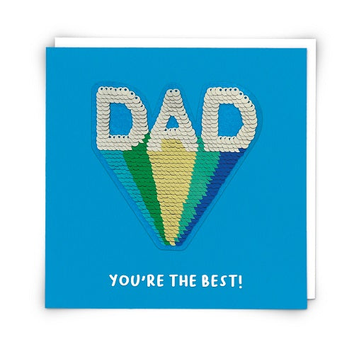 Sequin Card : Dad