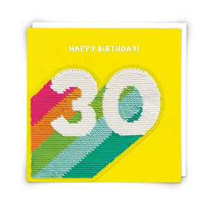 Sequin Card : 30