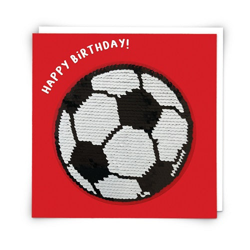 Sequin Card : Football