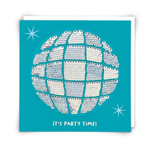 Sequin Card : Disco Ball