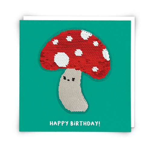 Sequin Card : Toadstool