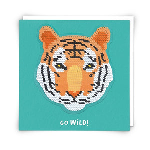 Sequin Card : Tiger
