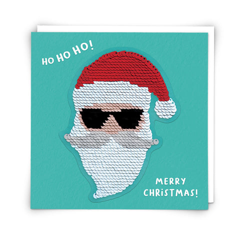Sequin Card : Santa