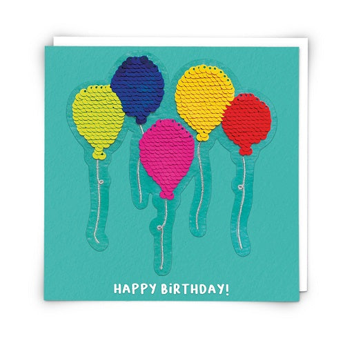 Sequin Card : Balloons