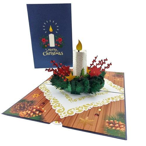 Pop Up Card : Christmas Candle