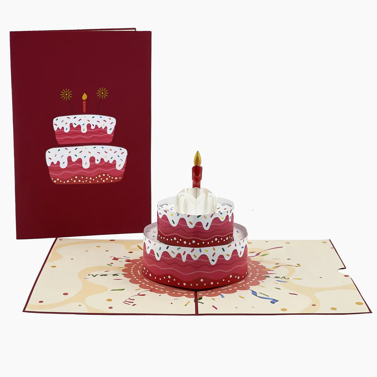 Pop Up Card : Birthday Cake