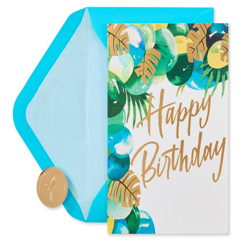 Happy Birthday - Greenery