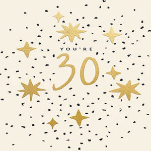 You're 30