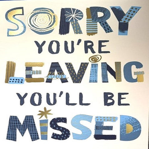 Large Goodbye & Good Luck – Card King