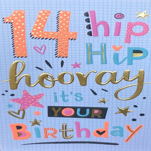 14 Hip Hip Hooray