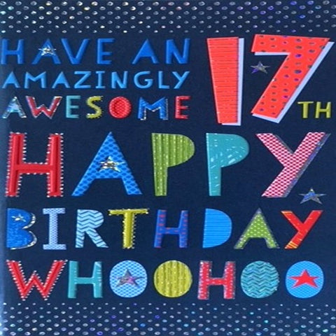 Have an Amazingly Awesome 17th