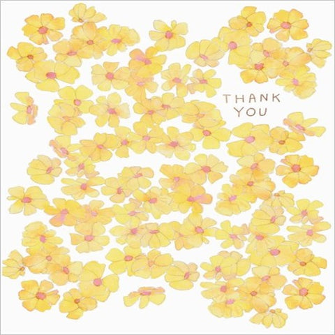 Thank You - Flowers Yellow