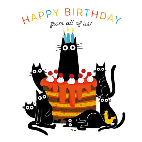Large Card: Happy Birthday From All of Us!