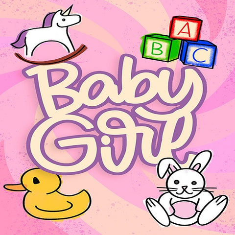 Large Card : Baby Girl