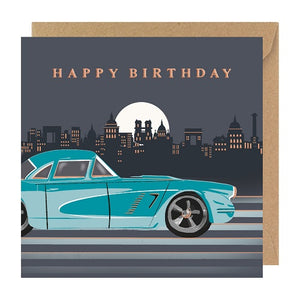 Happy Birthday - Classic Car