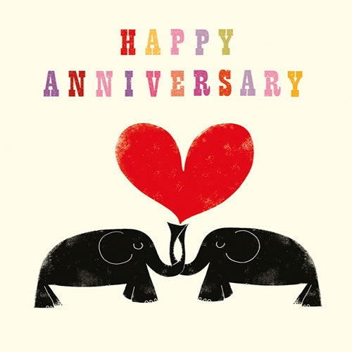 Happy Anniversary - Elephants